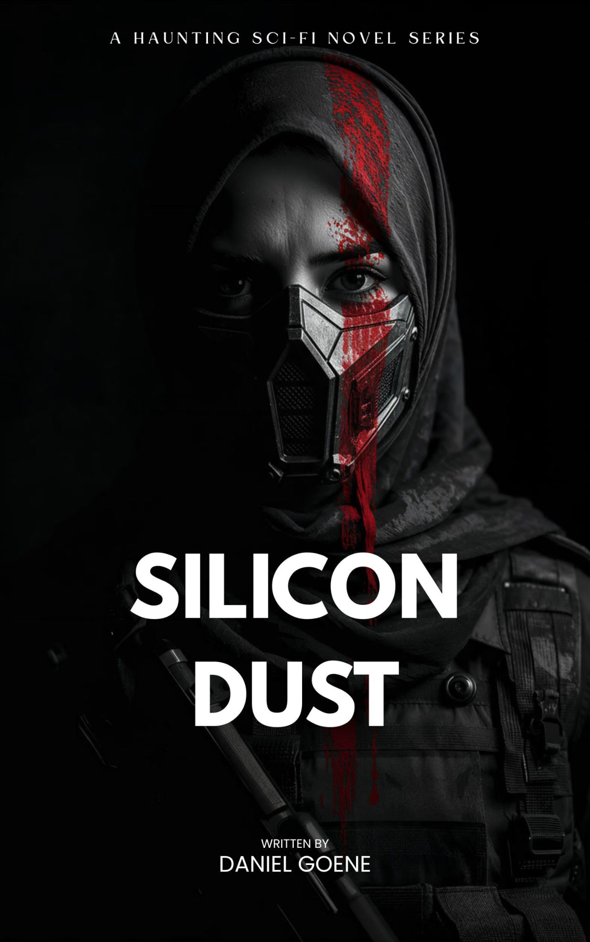 Cover of Silicon Dust, a haunting sci-fi novel by Daniel Goené.